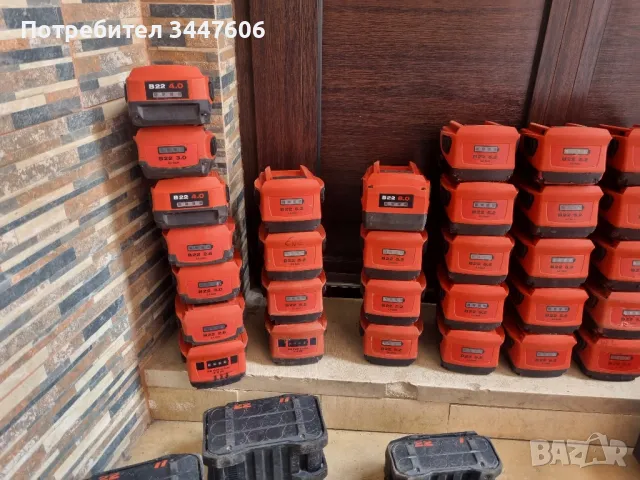 Hilti B22 , B36 , B12 , Nuron батерия / батерии и зарядно/зарядни, снимка 3 - Други инструменти - 50093844