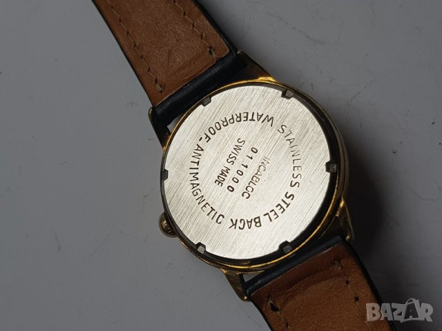 Позлатен мъжки механичен часовник Avia Olympic 17 jewels, снимка 8 - Антикварни и старинни предмети - 38840347