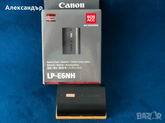 Батерия Canon LP-E6NH 2130 mAh, снимка 2 - Батерии, зарядни - 48649248