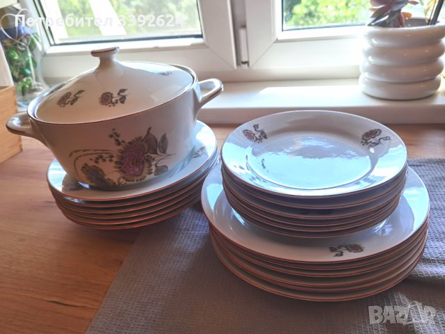 Сервиз КИТКА, български порцелан , снимка 3 - Сервизи - 41080300