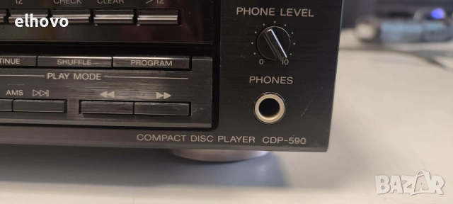 CD player Sony CDP-590, снимка 3 - Ресийвъри, усилватели, смесителни пултове - 53242795
