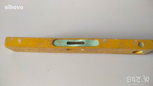 Стар дървен нивелир 27см, снимка 5 - Антикварни и старинни предмети - 40783601