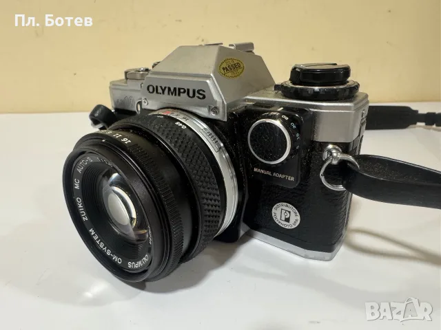 Фотоапарат Olympus OM-10 с обектив Olympus Zuiko MC Auto-S 50mm f/1.8. , снимка 5 - Фотоапарати - 55946169