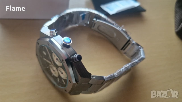 Чисто Нов Sapphero Royal Oak мъжки водоустойчив изчистен и стилен часовник, снимка 7 - Мъжки - 51239192