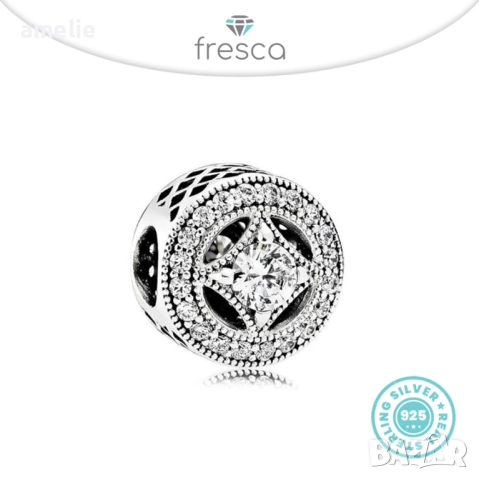 Талисман /и серия Winter Tale 2 Fresca по модел Пандора Pandora с печат S 925. Колекция Amélie, снимка 2 - Други - 52774448