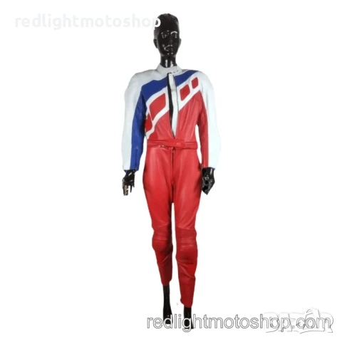 📌 5259 FLM Дамски кожен мото екип от две части | Размер 40-M | 200 лв