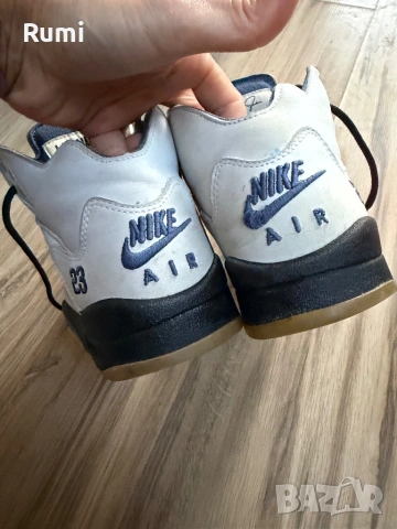 Оригинални кожени маратонки Air Jordan 5 x A Ma ! 38,5 н, снимка 9 - Маратонки - 50925203