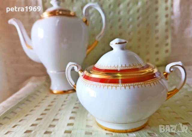 Пълен английски порцеланов сервиз, костен порцелан, снимка 6 - Сервизи - 51064239