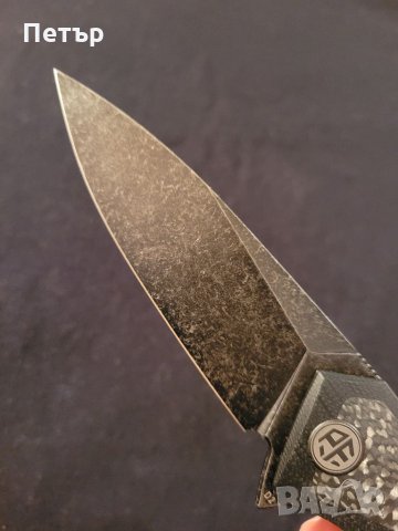 Petrified Fish, D2, Carbon и G10, снимка 10 - Ножове - 35829397