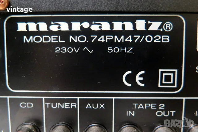 Marantz PM-47 Stereo Integrated Amplifier, снимка 8 - Ресийвъри, усилватели, смесителни пултове - 56192664