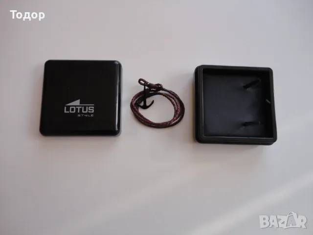 Страхотно колие бижу котва Lotus, снимка 10 - Колиета, медальони, синджири - 49633401