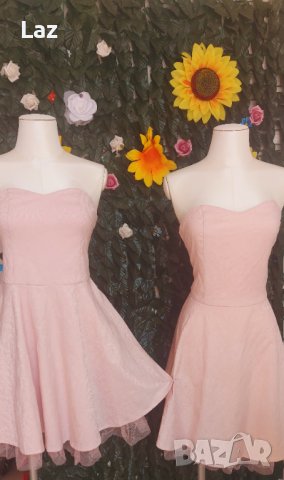 официална шаферска рокля в бледо розово, снимка 3 - Рокли - 41981062