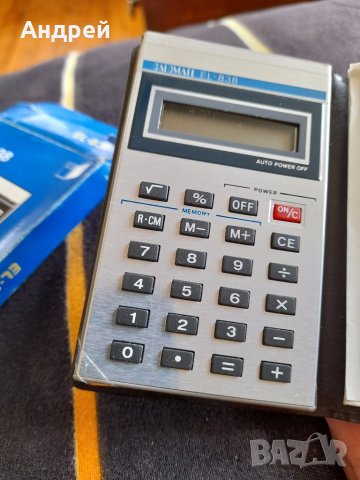 Калкулатор Calcmate EL-838, снимка 5 - Антикварни и старинни предмети - 41228457