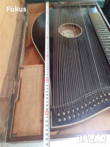 Немски музикален инструмент цитра китара - антика, снимка 6 - Антикварни и старинни предмети - 41786425