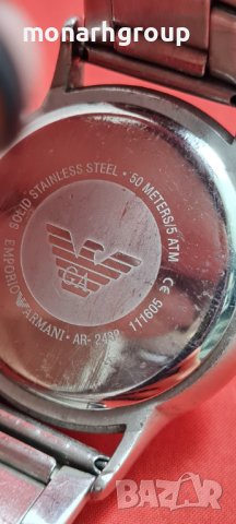 Часовник Emporio Armani AR2432 Renato Chronograph, снимка 8 - Мъжки - 39346120