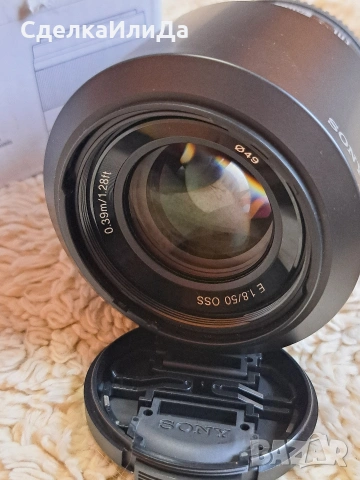 Sony Е SEL 50mm f/1.8 OSS (черен), снимка 2 - Обективи и филтри - 53703162