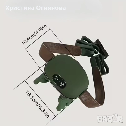 Масажор за врат и рамене с топлина, USB зареждане - 4D масаж, снимка 3 - Масажори - 53452159