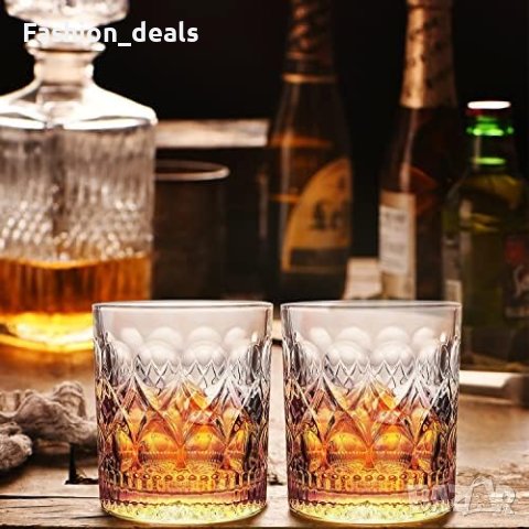 Нов D&H Whiskey комлект от 4 чаши/Скоч Коняк Уиски/Подарък луксозен сервиз, снимка 3 - Сервизи - 41203103