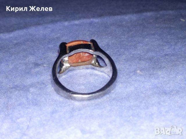 МНОГО КРАСИВ СКЪПОЦЕНЕН ПРЪСТЕН от ХРОМИРАНА БЛАГОРОДНА НЕРЪЖДАЕМА СТОМАНА 36603, снимка 7 - Пръстени - 39758573