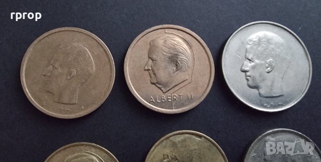 Монети. Белгия. Белгийски франк . 12 бр, снимка 7 - Нумизматика и бонистика - 41649459