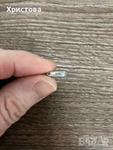 Златна тенис гривна 3,08гр.,14к, снимка 6 - Гривни - 52824637