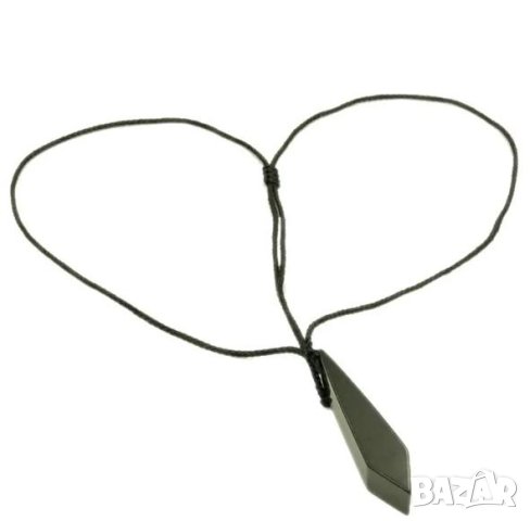 С≥45% Аспиден Камък Висулка от Шунгит Разсейва Статичен Електрически Заряд и Статично Електричество, снимка 2 - Колиета, медальони, синджири - 41801519