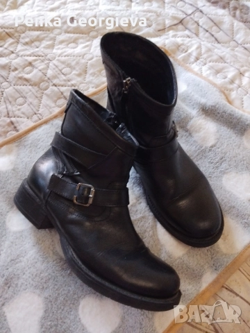 боти на VERA PELLE,39-ти стелка-25 естествена кожа , снимка 2 - Дамски боти - 52020089