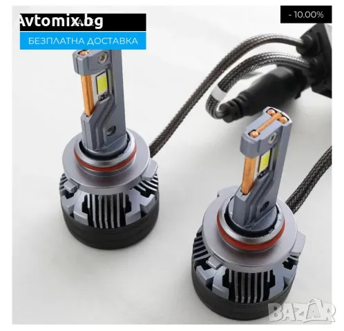 HB3/9005 LED xenon крушки, модел STN1 за 10-24V, 65W, Canbus 6000K, комплект, БЕЗПЛАТНА ДОСТАВКА, снимка 6 - Аксесоари и консумативи - 49674218