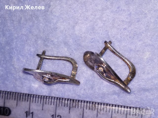 ИЗЯЩНИ СКЪПОЦЕННИ СРЕБЪРНИ АРТ ОБЕЦИ ОКСИДИРАНО СРЕБРО 925 с ЮВЕЛИРНО ФАСЕТИРАНИ ЦИРКОНИ 38762, снимка 8 - Обеци - 41730129
