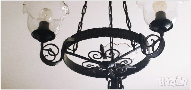 Полилеи от ковано желязо, снимка 2 - Полилеи - 36342086