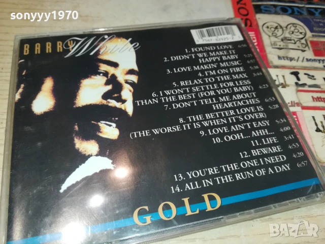 BARRY WHITE GOLD CD 0708251702, снимка 7 - CD дискове - 51288150