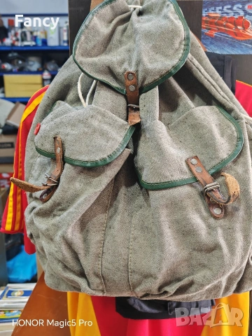 Стара брезентова раница , снимка 6 - Раници - 53526165