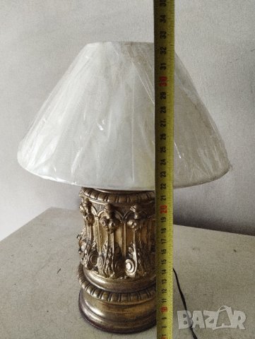 Барокова настолна лампа, снимка 3 - Настолни лампи - 42444465