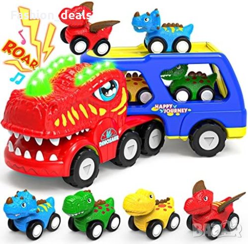 Нови Играчки за Деца/Динозавър 5 в 1 камион коли/1-4 год., снимка 1 - Други - 41392062