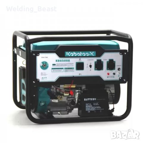 Генератор за ток 5.5 KW KABOTAA-X GREEN с дистанционно палене, снимка 1