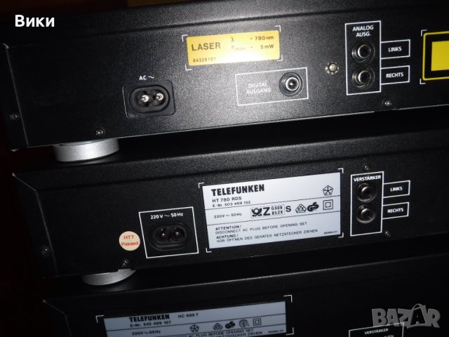 Аудиосистема TELEFUNKEN, снимка 7 - Ресийвъри, усилватели, смесителни пултове - 42040713