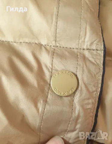 Max Mara пухено двулицево яке размер 36 S, снимка 3 - Якета - 56002243