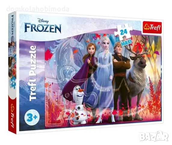 Пъзел Ана и Елза Trefl, 24 maxi части 60х40 сантиметра