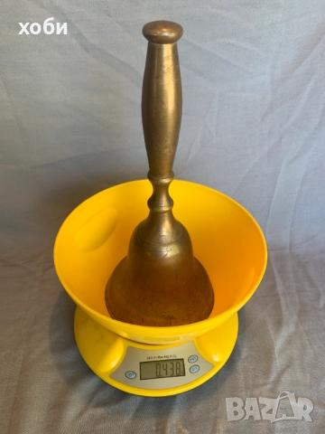месингов ръчен звънец камбанка , снимка 6 - Антикварни и старинни предмети - 51476031