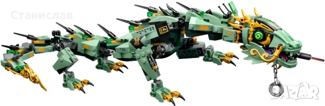 LEGO The Ninjago Movie 70612 Green Ninja Mech Dragon, снимка 2 - Конструктори - 50085071