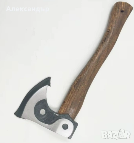 брадвичка от ковано желязо с дървена дръжка, снимка 4 - Други - 53718994
