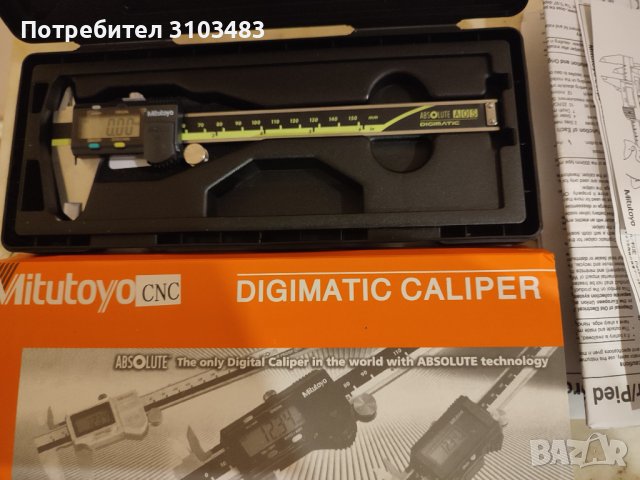 Шублер Mitutoyo, снимка 7 - Шублери - 44673606