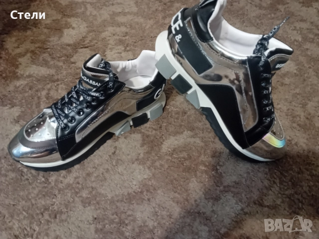 Dolce&Gabbana-кожени 39 номер, снимка 4 - Маратонки - 51725794