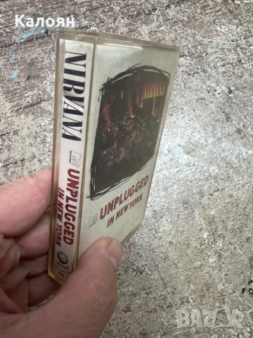 Аудио касетка NIRVANA Unplugged in New York оригинална, снимка 2 - Аудио касети - 52206886
