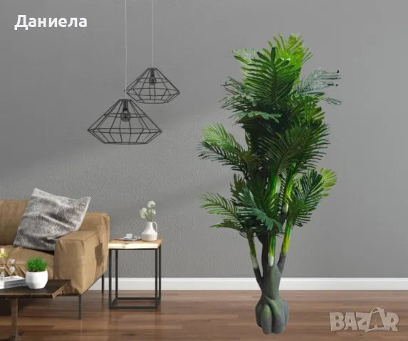 Изкуствена декоративна палма , 170 см, снимка 4 - Декорация за дома - 49812960