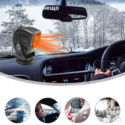 Мини Печка за Автомобил 12V PA1164 – Отопление и Размразяване, снимка 2 - Печки, фурни - 52332331