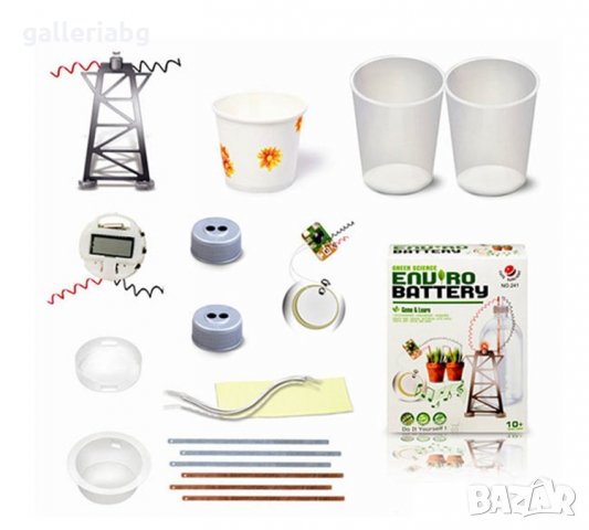 Еко батерия образователен научен комплект, снимка 3 - Образователни игри - 35723369