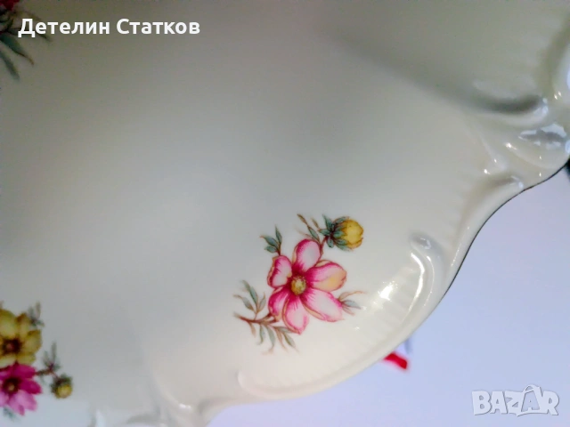 Порцеланово плато 30 см. Bavaria, снимка 3 - Чинии - 53716193