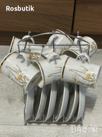 Нов старинен български сервиз за кафе , снимка 7 - Сервизи - 53454833