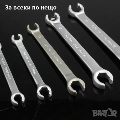 Комплект ключове за спирачни тръбички от 6 до 18 мм – 6 части Mar-Pol, снимка 4 - Други инструменти - 50361086